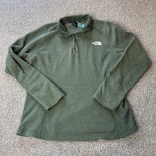 The North Face quarter zip jacket Womens small Gray Fleece Pullover Sweatshirt