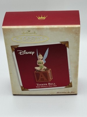 Hallmark Keepsake Laughing TinkerBell Peter Pan Disney ornament Vintage 2005