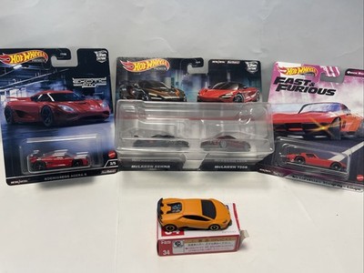 Hot Wheels And Tomy Supercar Lot Three Hot Wheels Premiums And Tomy LamboHuracán