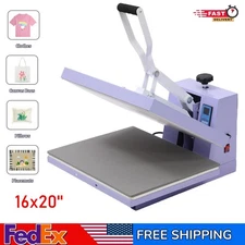 16x20 Heat Press Machine Digital Auto Shut Printer Transfer Sublimation T shirt