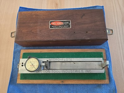 #ad #ad Muskegon Tool Works SG 211 Adjust O Matic Gage Machinist Vintage Lot $89.00