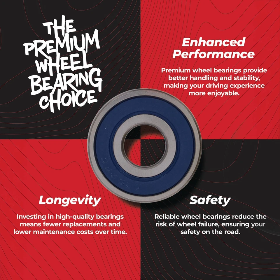 All Balls 25-1147 Wheel Bearing Kit Front For Husqvarna WXC-WXE 360 92-94 Foto 4 de 4