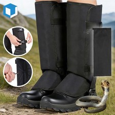 Outdoor Snake Gaiters Adjustable Anti-Bite Leg Guards Waterproof Chap Protector