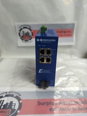 B&B ELECTRONICS,EIR305-ST,ETHERNET SWITCH 4 COPPER & 1 MULTI-MODE ST FIBER PORTS