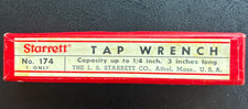 Starrett 174 Tap Wrench, 0-14 Tap Size In Box