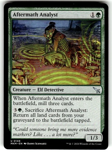 Aftermath Analyst 148 Uncommon Murders at Karlov Manor Magic: The Gathering NM