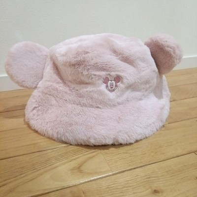 Tokyo DisneySEA Plush Pink Hat Tokyo Disney Resort Ears Mickey Fluffy Cap Hat Pink 58cm  main image 2