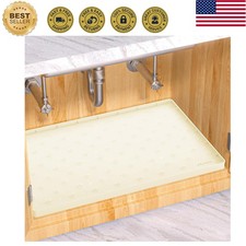 Versatile Under Sink Protector 22"x22" - Stylish Mat for Kitchen Bathroom