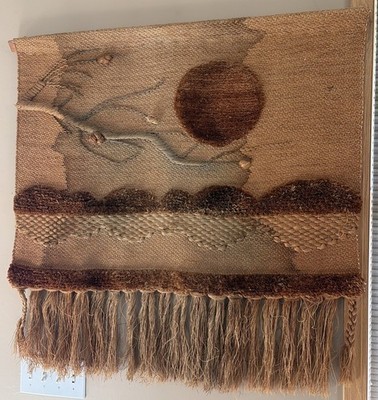 ICA Vintage 1987 Don Freedman Style Macrame 3D WALL HANGING TAPESTRY 40 x 40