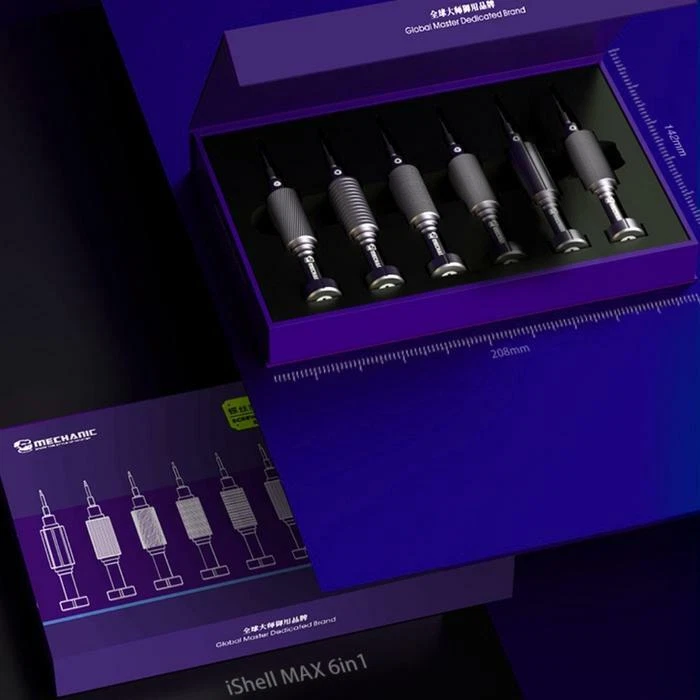 MECHANIC MORTAR Mini iShell Max 6 in 1 PHONE REPAIR PRECISION TOOLS SET - Image 2 of 4