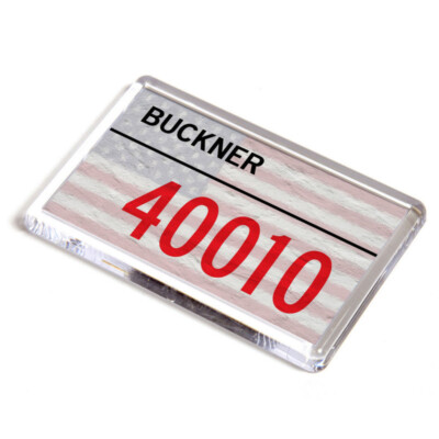 KÜHLSCHRANKMAGNET - Buckner, 40010 - US-Postleitzahl