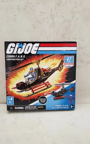G.I. Joe Cobra Cobra F.A.N.G. 47 Pc Construction Set By Hasbro. New