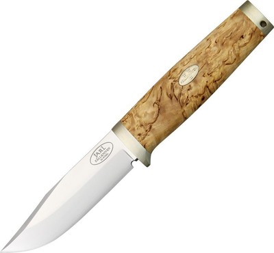 Fallkniven SK1 Fine Edge Fixed Knife w/ Curly Birch Handle - SK1/SK1EL