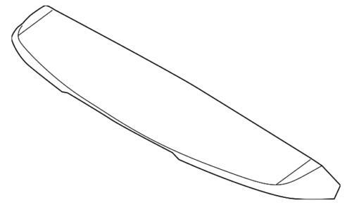 Spoiler para Hyundai (P/N 87211-A5100)