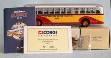 CORGI CLASSICS 97635 1:50  GENERAL MOTORS 4502 COACH  LOS ANGELES COACH CO BOXED