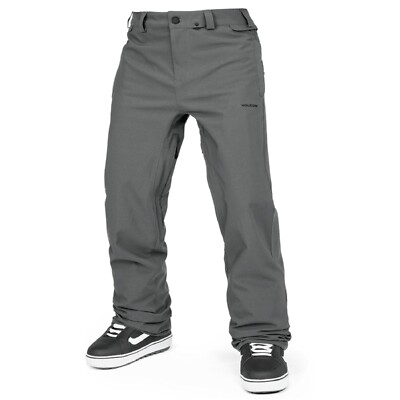 Brand New Mens 2025 Volcom Freakin Snow Chino Charcoal