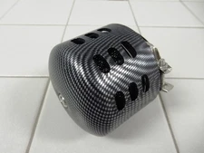 PERFORMANCE 38mm AIR FILTER CARBON FIBER LOOK FOR 50cc SCOOTERS WITH 50cc MOTORS