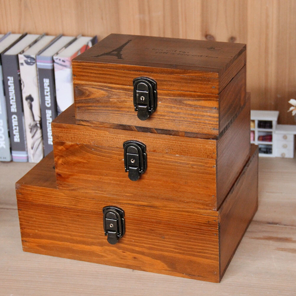 Lockable best sale wooden chest