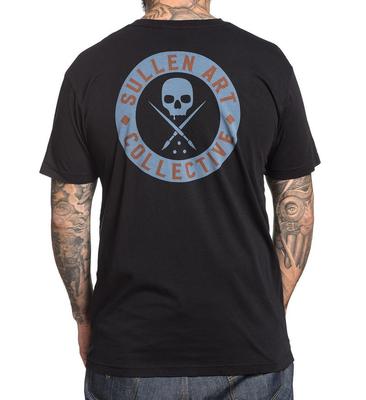 Sullen Clothing BOH Slanted Badge of Honor Skull Tattoo Mens T Shirt SCM1293