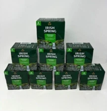 *IRISH SPRING* ORIGINAL CLEAN ' DEODORANT BAR SOAP " WITH FLAXSEED OIL "24 BARS"