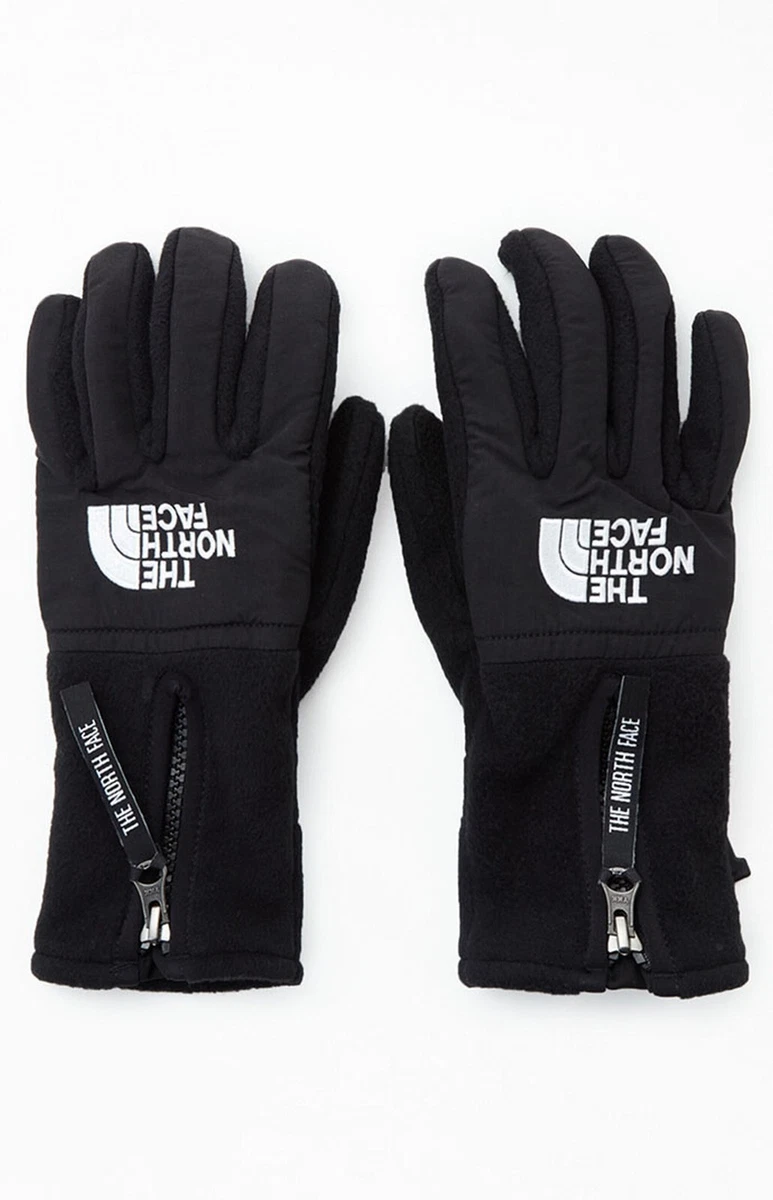 The North Face Eco Denali Etip Gloves Men Large Black Fleece