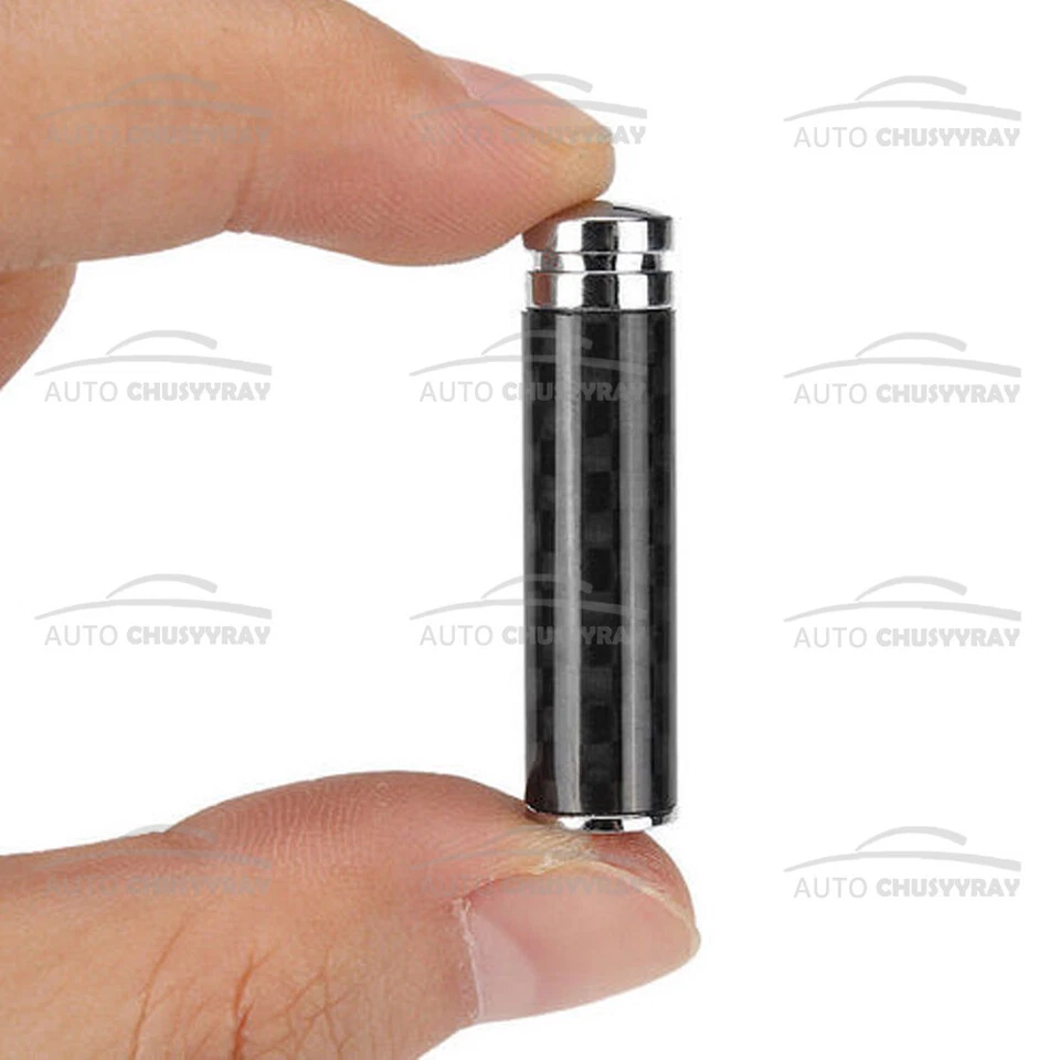 Carbon Fiber Aluminum Car Interior Door Lock Pins Knob Trim For BMW All Series - Image 3 of 4
