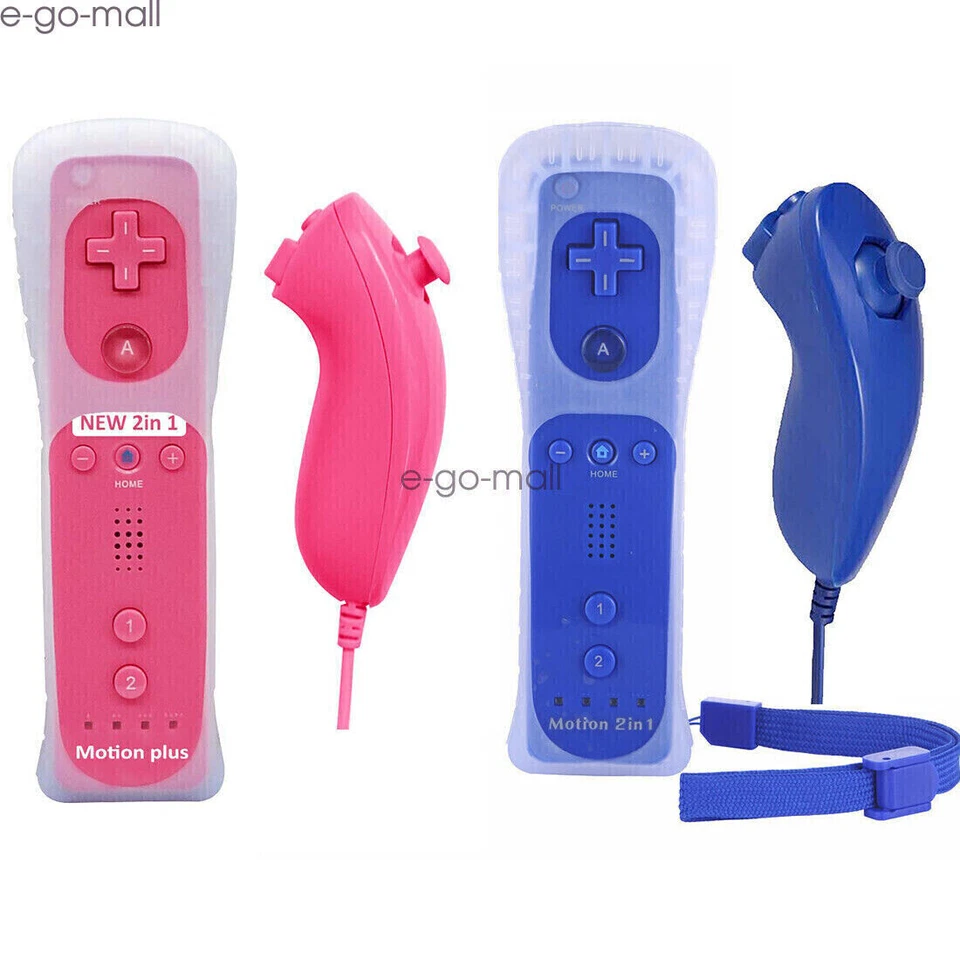 Wii Remote with Motion Plus & Shock Function Nunchuck for Wii & Wii U Console - Image 4 of 4