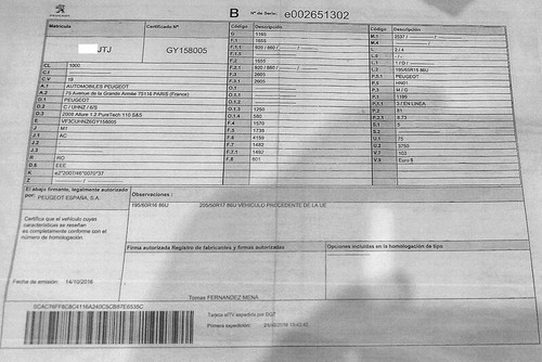9674001080 commutatore avviamento per PEUGEOT 2008 (--.2013- ) STYLE 2016 286160 - Imagen 16 de 21
