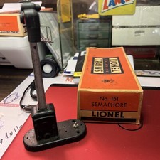 VINTAGE POST WAR LIONEL O GAUGE 151 SEMAPHORE WITH BOX For Parts Not Complete