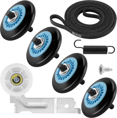 Dryer Drum Roller Belt Repair Kit Samsung DV210AEW/XAA DV210AGW/XAA DV218AEB/XAA