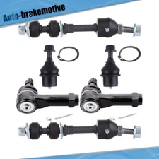 6x Front Lower Ball Joint Steering Sway Bar Tie Rod End For 2005-2008 Ford F-150