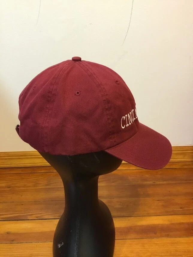 Gorra de béisbol Fahrenheit - Cincinnati - Borgoña StrapBack 100 % algodón talla única Foto 3 de 4