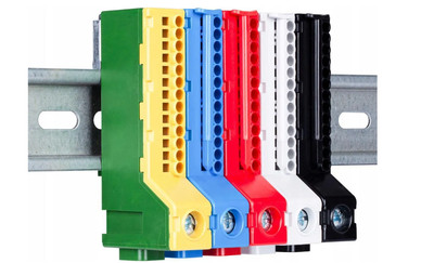 Pawbol Reihenklemmen 14P Hutschiene Klemmen Klemmblock Klemmleiste Schraubenlos