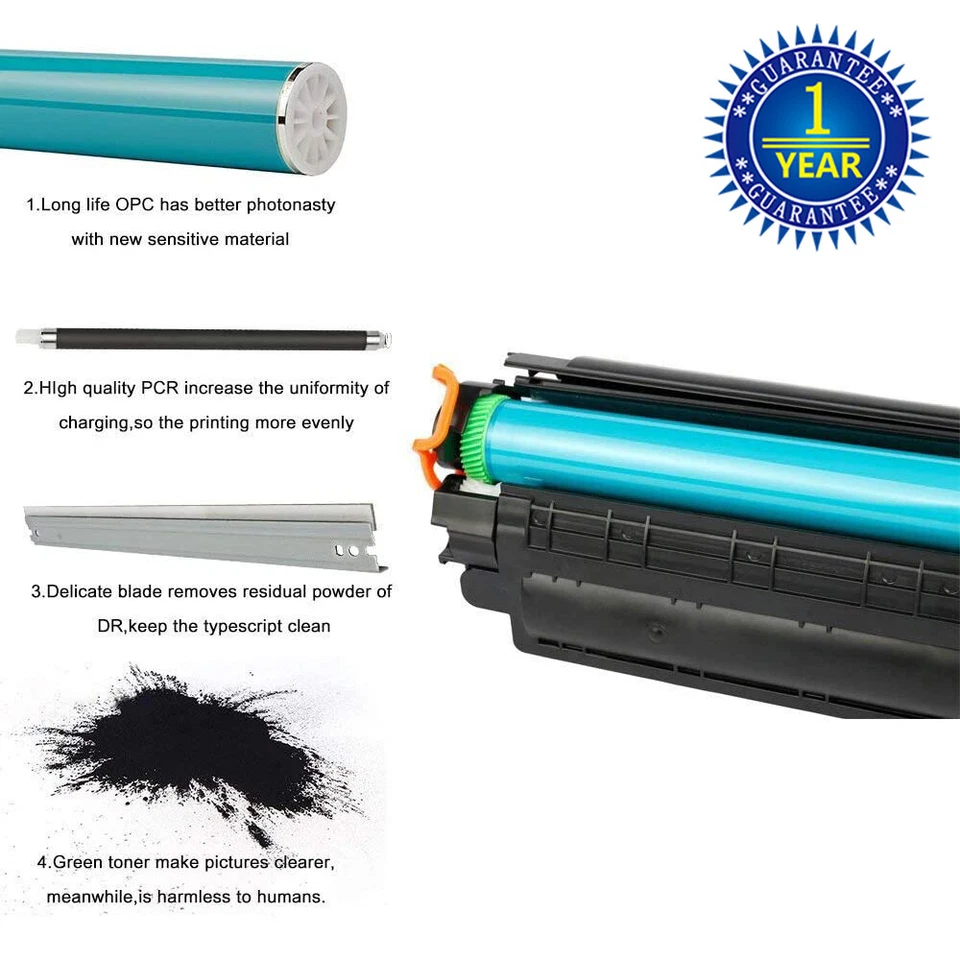 4 PACK Toner Cartridge Compatible For Canon 121 3252C001 ImageClass D1650 D1620 - Image 4 of 4