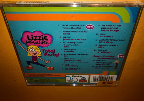 Walt Disney Lizzie McGuire party CD Pink Kool & Gang A*teens Jesse McCartney - Picture 4 of 5