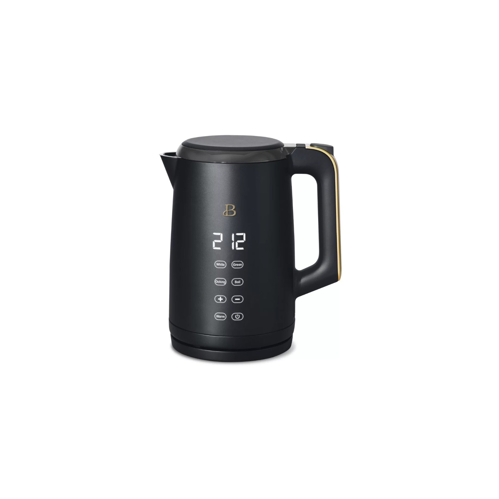 Drew Barrymore 1.7L One-Touch Electric Kettle in Sleek Black Sesame-image