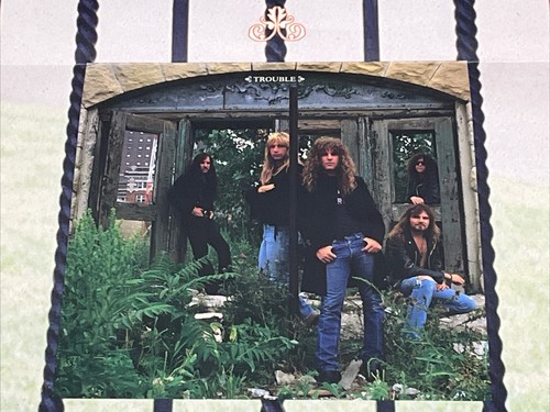 Trouble Large Original Promo Poster 1990 Def American Records Doom Metal 12x36 - Picture 4 of 13