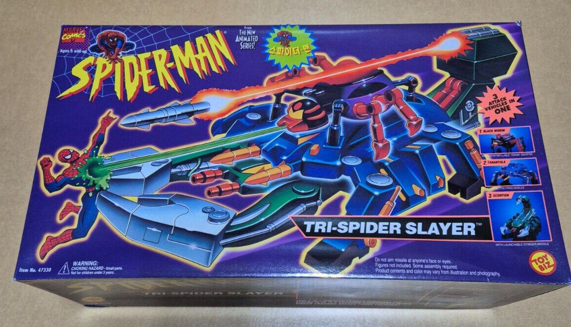 TOYBIZ SPIDER-MAN MARVEL COMICS Animated Series : TRI-SPIDER TOYBIZ SPIDER-MAN MARVEL COMICS Animated Series : TRI-SPIDER