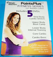 WEIGHT WATCHERS POINTS PLUS FITNESS SERIES 5 DVD SET POINTSPLUS