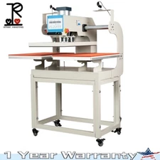 16x24 Pneumatic Heat Press Machine Up Sliding 2 Platen w/ 1 Infrared Positioning