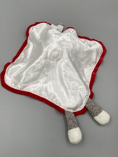 Baby Starters Sock Monkey Lovey Rattle Security Blanket Stuffed Animal 2014 - Picture 6 of 8