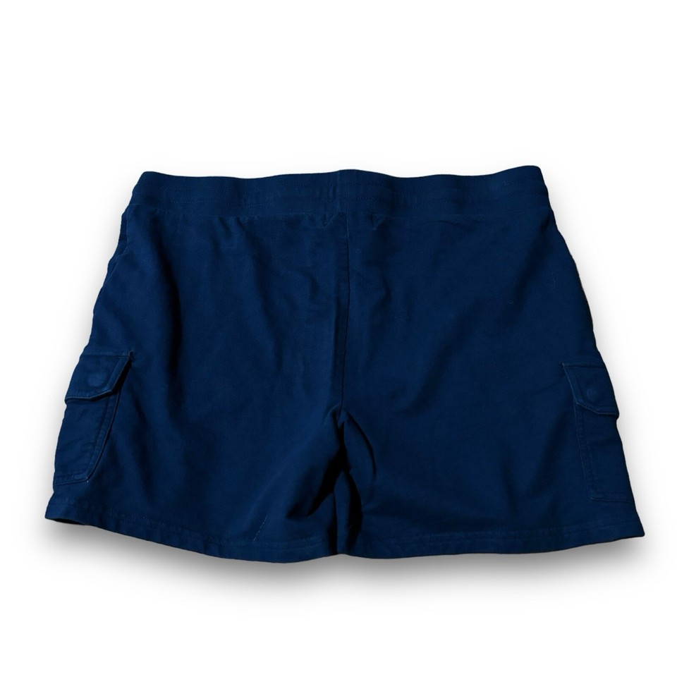 Lauren Ralph Lauren Women's Cargo Sweat Shorts Blue Size Medium 34 x 5.