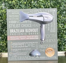 BRAZILIAN BLOWOUT Proionic Professional BLOW DRYER Grey New