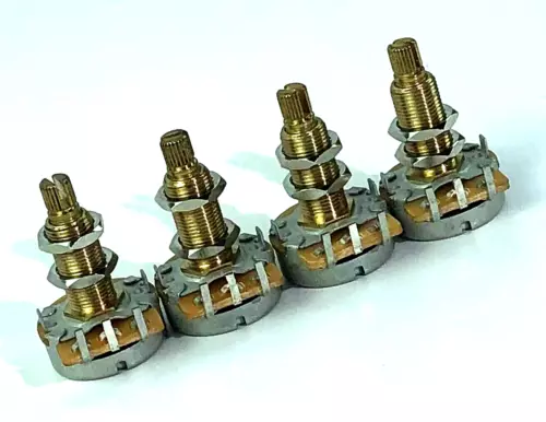 Gibson 500K-A 500K-B pot -4 extended shafts