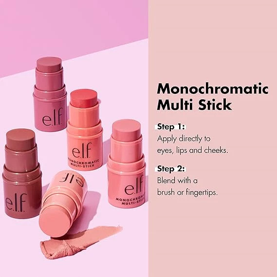 E.L.F. Monochromatic Multi Stick, Luxuriously Creamy & Lightweight 7 Colors*NEW* - Image 3 of 4