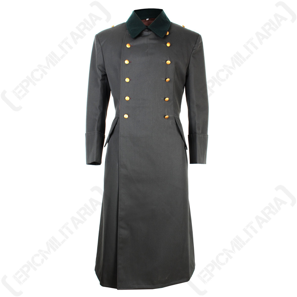 ジャケット・アウター M36 Style Double Wool Gabardine Coat German M36 Gabardine General Coat - WW2 Repro Army Great