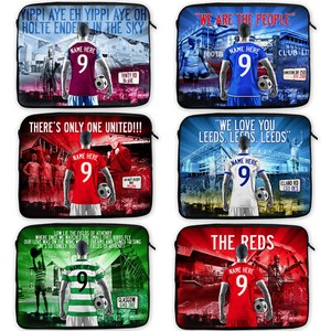 Personalised-Football-Laptop-Case-Neoprene-Sleeve-Cover-Travel-All-Teams-AF