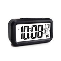 Ewtto Smart Digital Desktop Large Lcd Display Alarm Clock With Calendar Tempe... Ewtto Smart Digital Desktop Large Lcd Display Alarm Clock With Calendar Tempe...