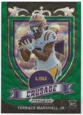 2021 PANINI PRIZM FOOTBALL DRAFT PICKS GREEN WAVE PRIZM PICK A CARD FINISH SET