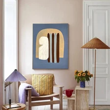 Abstract Oil Painting Handmade Canvas Decorative Mural Frameless Acrylic Hand